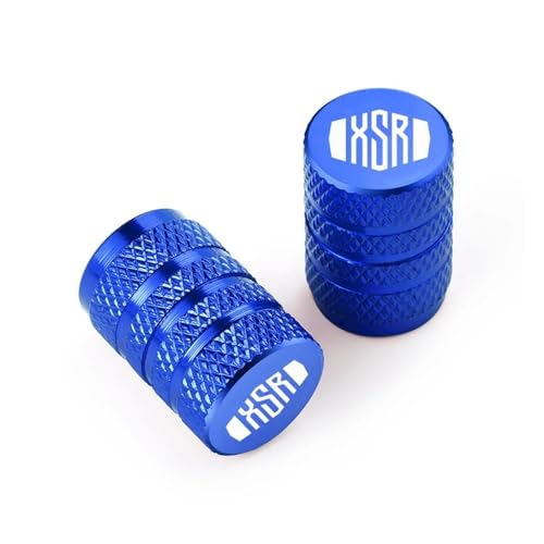 Ventilkappen Für YAM&AHA XSR700 XSR 700 XSR900 XSR 900 XSR125 155 Rad Reifen Ventil Kappen Abdeckungen(Blue)