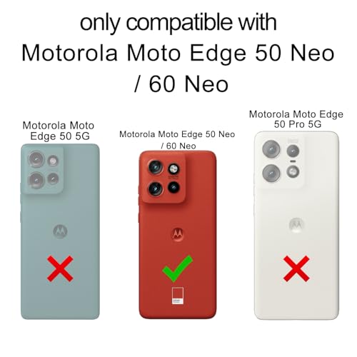 Image of COLORflow Back Cover Compatible with Motorola Moto Edge 50 Neo 5G | Black Matte Finish | MAG-Safe | Slim Soft Touch Case with Anti-Slip Grip & Camera Protection