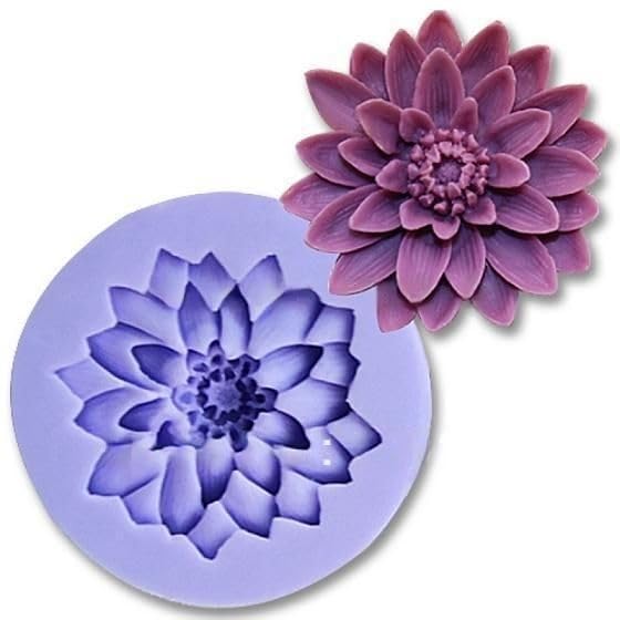 LEGACYCART 3D Lotus Fondant Mould Silicone Chrysanthemum/Succulent Flower Mold for DIY Cupcake Cake Topper Decoration Jelly Candle Chocolate Desserts Ice Cube Candy GumPaste Resin (B0DB8BP78R) Amazon Price History, Amazon Price Tracker