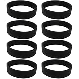 Suifaqi 8 Pack Replacement Belts 301291 Compatible with Kirby Avalir, Sentria, Heritage, Diamond, G3 G4 G5 G6 G7 & Compatible with Ultimate G Series, Elastic Rubber Vacuum Belts