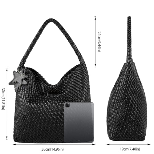 Image of Shoulder Hobo Bags for Women,Summer Beach and Travel Mini Cute Tote Bag,Soft Vegan Leather Underarm Purse for Daily | Soft Underarm Bags