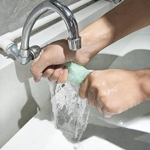 Umani 12 Pack Kitchen Dish Cloths, Ultra Soft Absorbent Quick Drying Dish Towels, Nonstick Oil Microfiber Cleaning Cloth, Machine Washable Coral Fleece Cleaning Rags (Multicolor) #TOP1