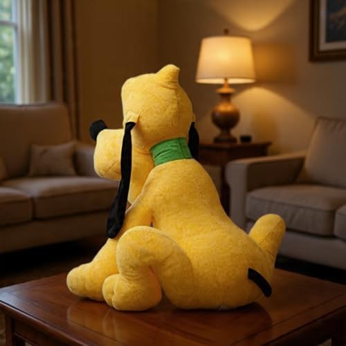 Image of Plush Toy Pluto, Yellow Dog Character, Soft Stuffed Animal 30 CM (Yellow)