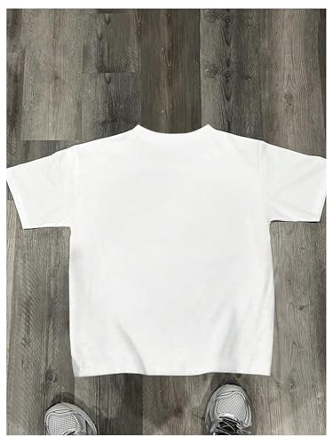 WDIRARA Boy's Cartoon Graphic T Shirt Crew Neck Short Sleeve Tee Summer Tops2