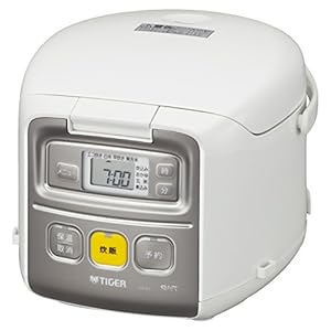 TIGER Microcomputer rice cooker 3GO (450g) Cooked mini rice cooker JAI-R551-W (White)