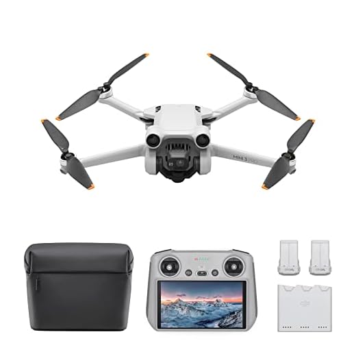 DJI Mini 3 Pro (DJI RC) & Fly More Kit Plus – Lightweight and Foldable Camera Drone with 4K/60fps Video, 47-min Flight Time, Tri-Directional Obstacle Sensing, Ideal for Aerial Photography