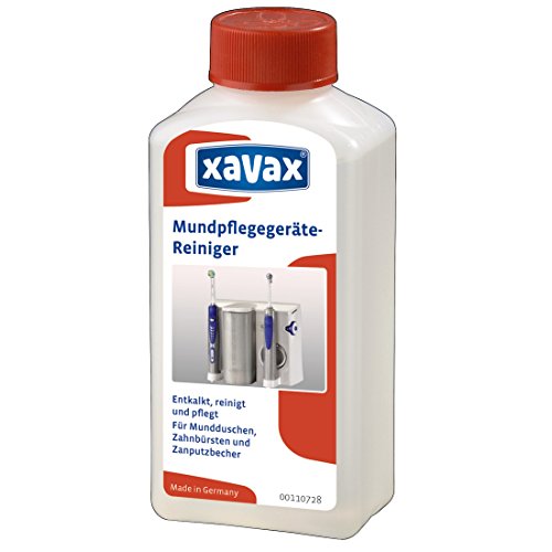 Reiniger für Mundepflegegeräte wie Zahnbürsten (elektrisch/manuell), Mundduschen und Zahnputzbecher