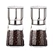 Molinillo Sal Pimienta, Manual Grosor Ajustable, Movimiento Cerámico, Acero Inoxidable Sellado De Vidrio Botella De Especias, Alta Calidad Suministros De Cocina Regalo (2 pcs)
