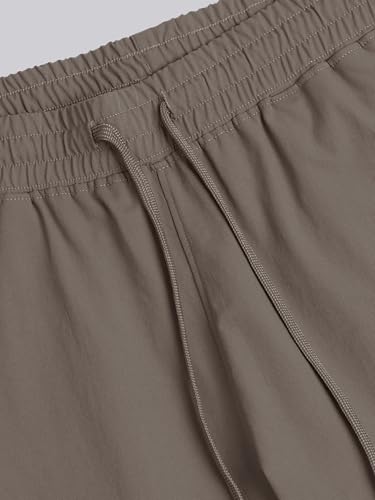Image of TECHNOSPORT Men's Regular Fit Mid Rise Polyester Solid Cargos for Activewear, Regular Use and Quick Dry