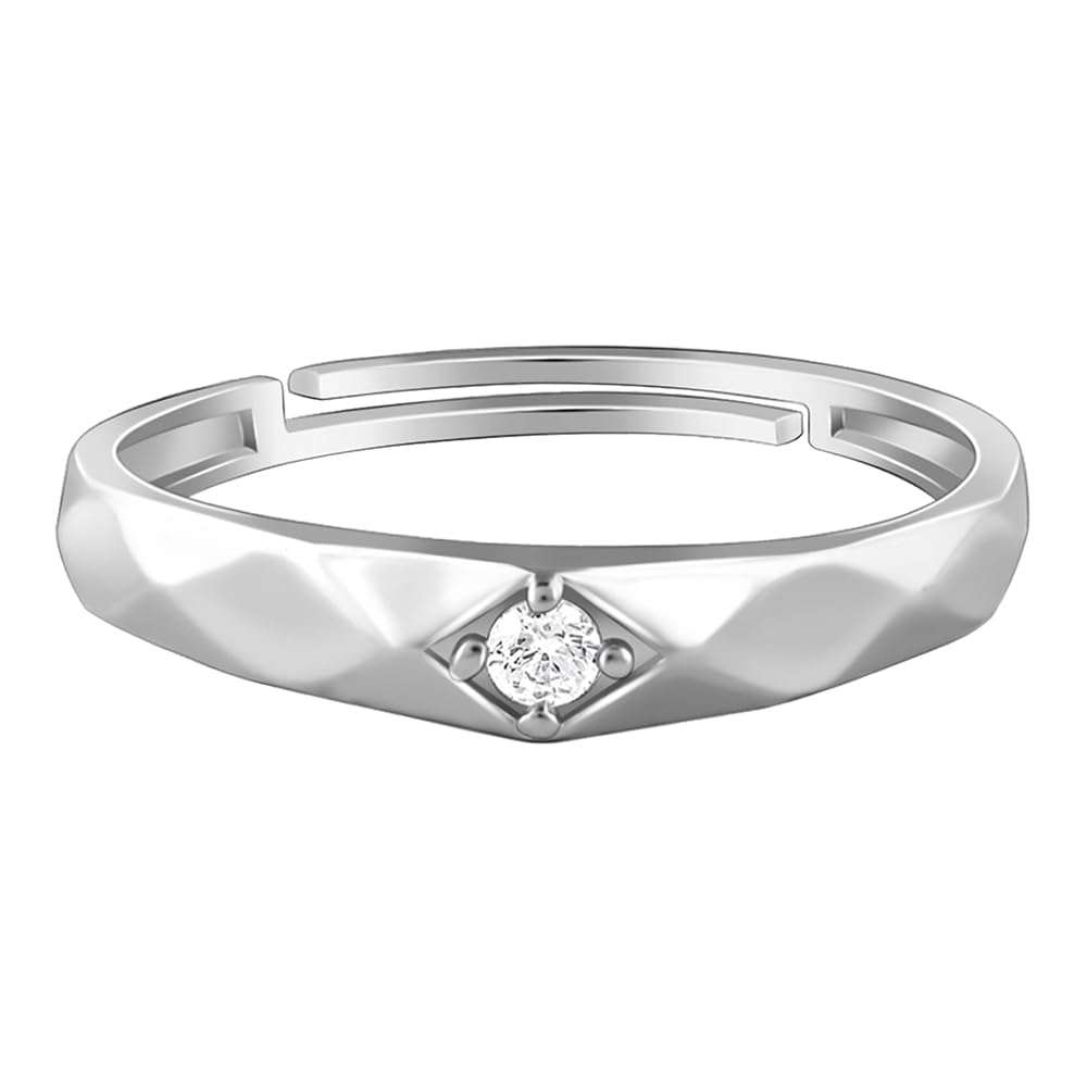 GIVA 925 Silver Rugged Ring For Him, Adjustable | Gifts for Mens and Boys | With Certificate of Authenticity and 925 Stamp | 6 Months Warranty* (B0CMDFX68T) Amazon Price History, Amazon Price Tracker