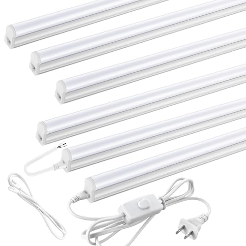Pak 4FT LED Shop Lights, 2300LM 6500K Cool White, 20W...