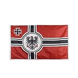 deutsches reich flagge emoji Ausgestattet mit 2 Metallösen, die hochgezogen werden können,