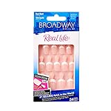 Kiss Broadway Nails Real Life French Nail Kit, 24 Count