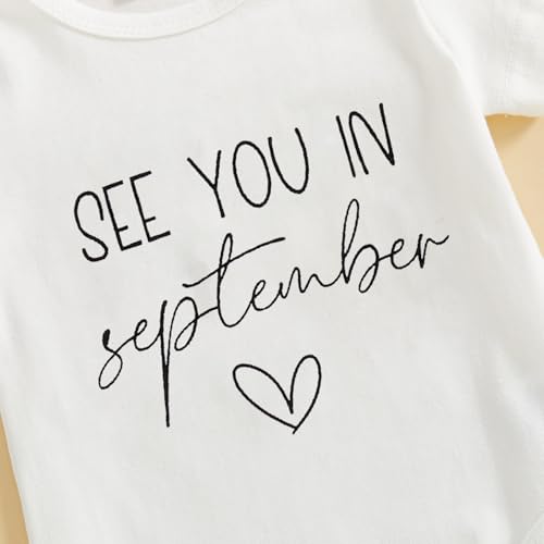 Image of woshilaocai Baby Announcement Bodysuit Pregnancy Reveal for Family | Pregnancy Reveal Ideas&New Baby Surprise for Grandparents, Husband, Aunt, Uncle, Gender Natural Romper, Funny Announcement