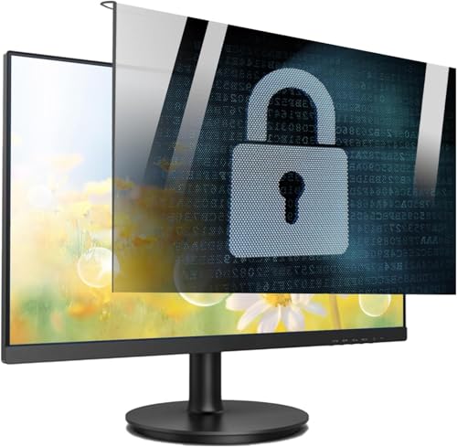 DARZYS Computer Privacy Screen Protector, Hanging Privacy Screen Filter, Anti Blue Light Screen Protector, 18-32 Inch, For Office(32in 730x440mm)