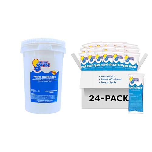 Image of In The Swim 5-in-1 Chlorine Tabs and Cal-Hypo Shock Large Bundle