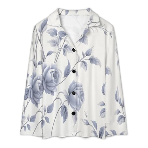 Pyjama femme chic pour vêtement d'intérieur : style rétro rose à revers - 4