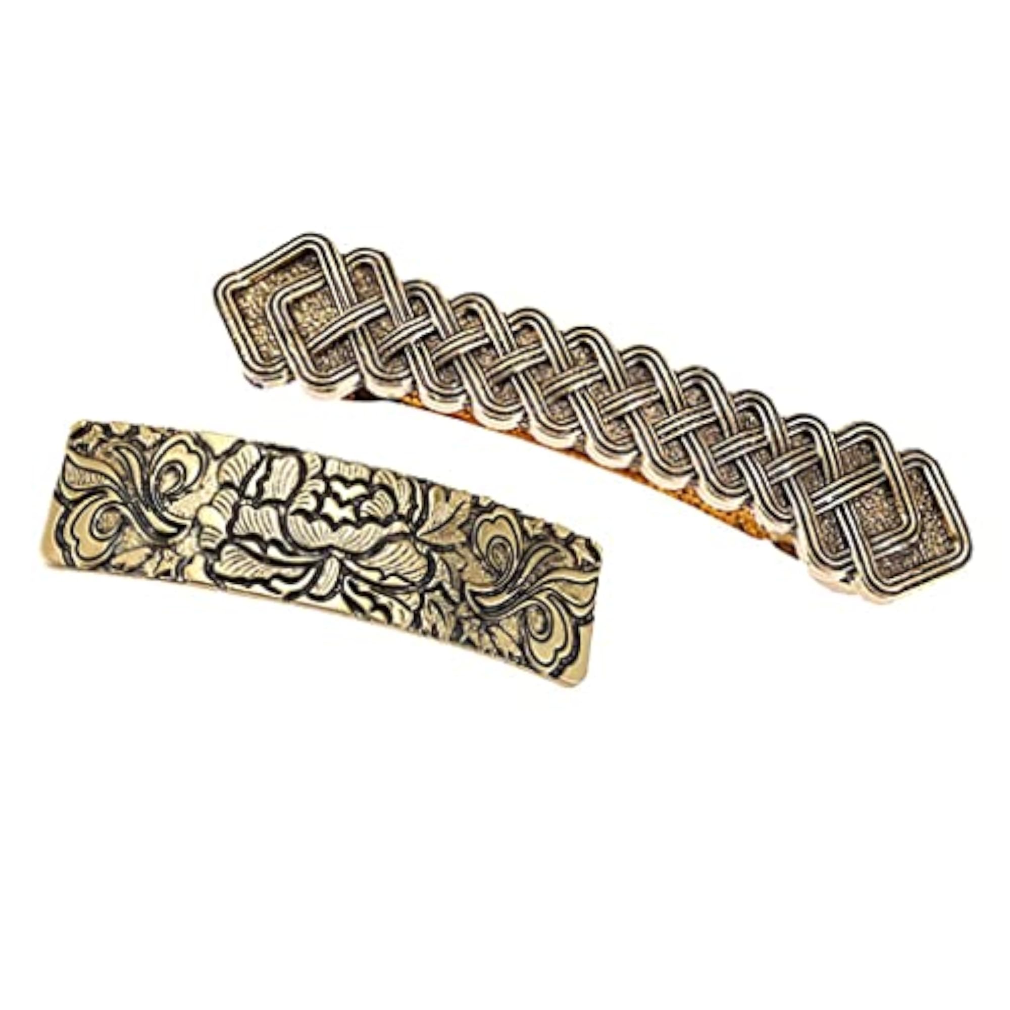 2pcs Viking Celtic Carved Hairpin Hair Clip, Elegant