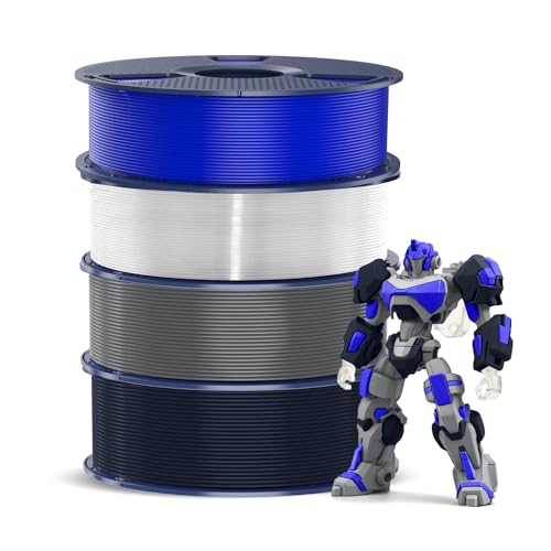 Filament PETG SUNLU 4kg lot de 4 bobines de 1kg pour imprimante 3D FDM