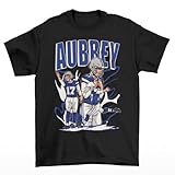 RatTrapTees Brandon Aubrey Cartoon Style Dallas Football T-Shirt (US, Alpha, X-Large, Regular, Regular, Black)