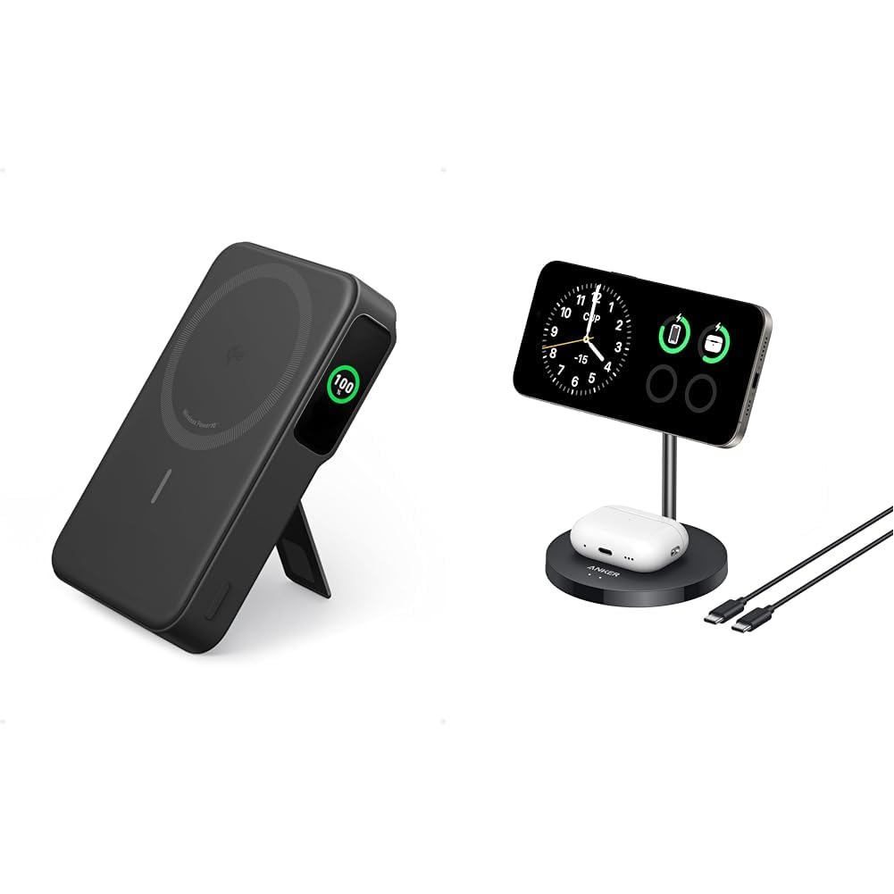 Amazon.com: Anker MagGo Power Bank 10,000mAh MagSafe Charger Stand