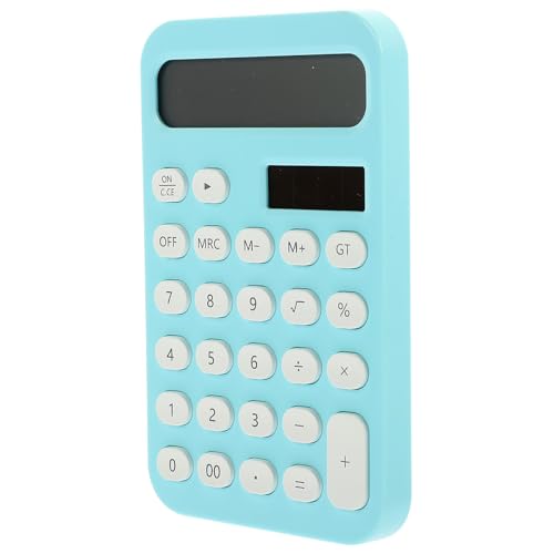 ifundom Calculadora de Bolsillo Portátil para Estudiantes Calculadora Pequeña Antideslizante Color Azul Diseño Compacto Adecuado para Escuela Oficina y Uso Diario
