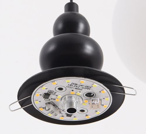 Suspension minimaliste 18 boules MOCHAMIK éclairage variable salon