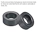 PATIKIL Ferrite Toroid Core 22.5mm x 13.8mm x 10mm, 30 Pack Transformer Inductor Coil Ring, Black