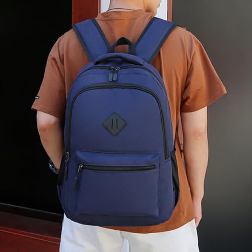 Sac à dos noir de collège avec 8 compartiments ergonomiques - 4