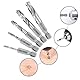 5 Stück 1/4 Schnellwechsel Sechskantschaft Metallbohrer Kurzer Bohrer Satz HSS M2,3/32, 1/8, 3/16, 1/4, 5/16 Zoll,Bohrer mit Sechskantschaft,Winkelbohrmaschine，HSS Bohrer set