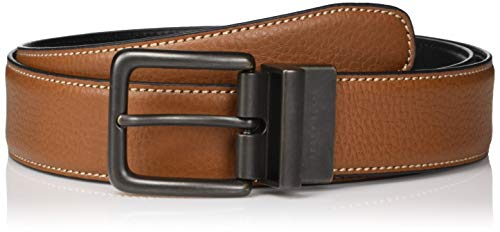 Perry Ellis Men's Portfolio Casual Reversible Luggage Belt 35mm, 36