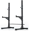 Atletica R7 Squat Rack Freestanding With Only 195 cm Suitable for Low Spaces Spotter Arms Sandwich J-Hooks and Rubber Feet incl.