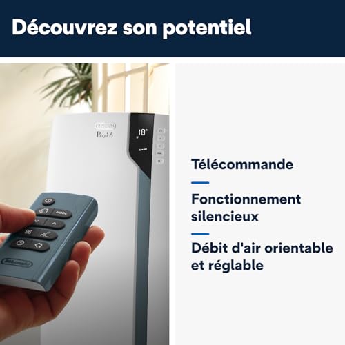 Climatiseur mobile De'Longhi Pinguino PAC EX105 A+++ 10 000 BTUH 2 5 kW - vue 7