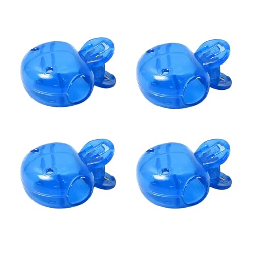Image of Oblivion Toothbrush Holder - Plastic Anti-Bacterial Travel Protectors for Oral Care - Portable Brush Holder for Bathroom Wall, Trip & Travel - Multicolor Toothbrush Case Box & Cover (Set of 4)