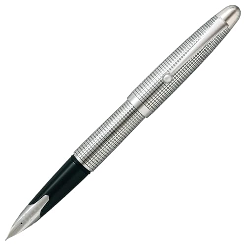 PILOTパイロット万年筆 シルバーン 格子＜ぺン先：F＞ 新品)PILOT パイロット 万年筆 シルバーン 格子（商品ID