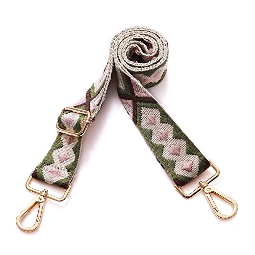 Image of S-Jacorry Purse Strap Replacement Crossbody Wide Shoulder Strap Adjustable Canvas Straps Handbag Strap Replacement Belts