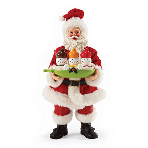 Department 56 Possible Dreams Christmas Dairy Queen Soft Swirl Snowmen Santa Figurine
