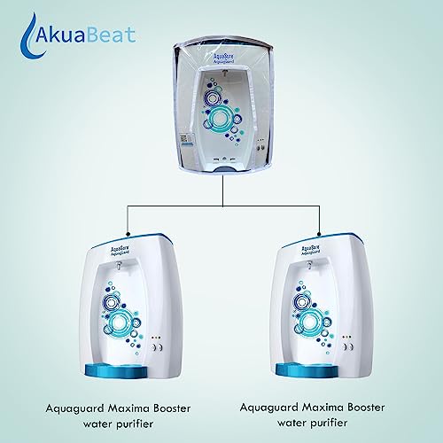 Image of Protective Cover Compatible with Eureka Forbes Aquaguard Maxima Booster Water Purifier - Scratch Resistant,Transparent Design with Easy Velcro Closure for Enhanced Protection.