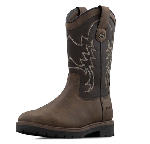 Bout en Acier Lugz Cowboss Bottes Homme Antidérapantes 40 EU