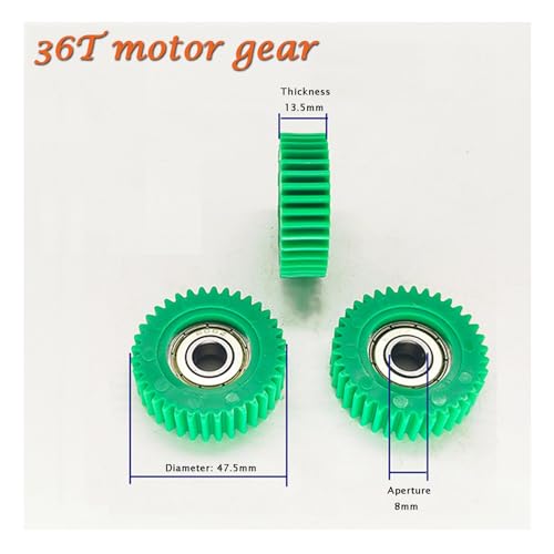 Image of 36T Planetary Nylon Gears Electric Bicycle Accessories, E Bike Motor Gear Clutch Kit, Bicycle Modification Accessories for Bafang Electric Bicycle 500W 750W(Green,Gear Clutch -Left)