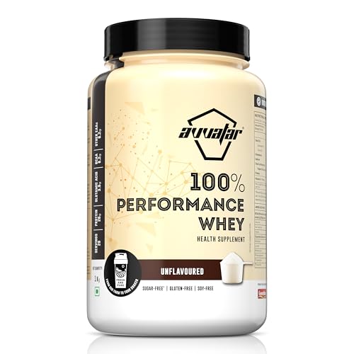 Image of avvatar PERFORMANCE WHEY PROTEIN | 1Kg | Unflavoured