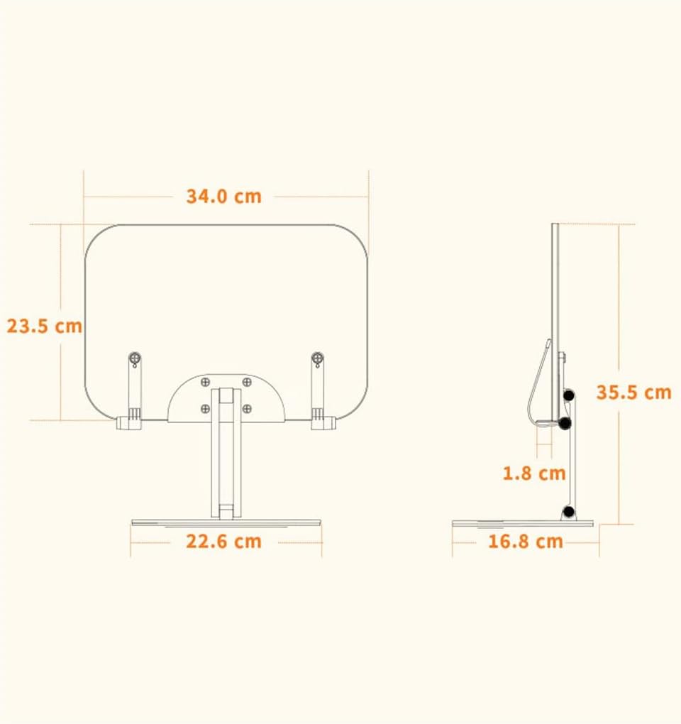 Reading Bracket 360 Rotating Frame Folding Table Shelf Aluminum Alloy See Notebook