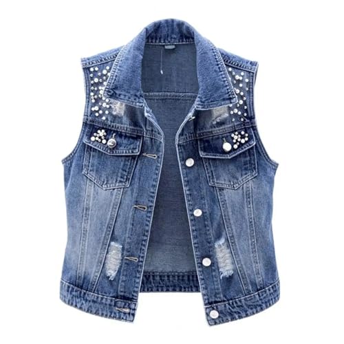 Chaleco vaquero mujer holgado para renovar ropa aburrida con estilo hip hop