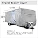Classic Accessories Over Drive PermaPRO Travel Trailer Cover, Fits 22' - 24' RVs, RV Cover, Camper Cover, Travel Trailer Cover