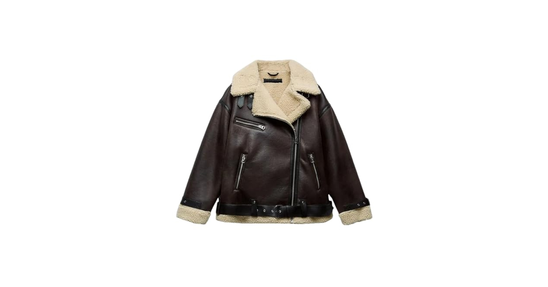 ジャケット・アウター Black fur leather jacket elmyu elmyu original ❤︎】Black fur leather jacket | selectshop elmyu