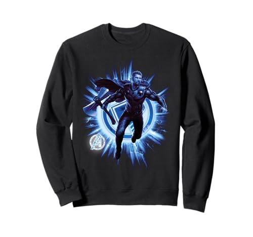 Marvel Avengers Endgame Thor Blast Poster Sweatshirt