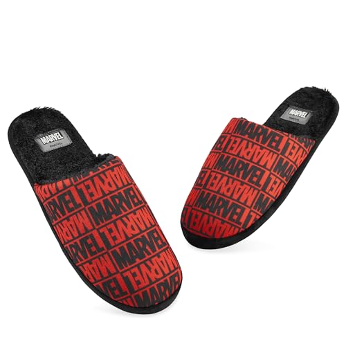 Ya en mundofriki.es: Marvel Zapatillas Casa Hombre - Pantuflas, Andar Por Casa, Talla 40-45 - Regalos Navidad (Negro/Rojo, 42-43)