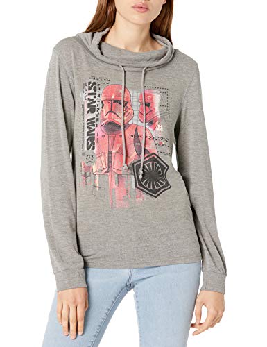 Image of Star Wars Women's Red Trooper Schematic Pullover Sweater, Gray Heather, X-Large