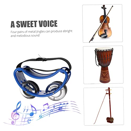 Vaguelly 4 Pçs Pedal Sino Criança Instrumentos Musicais Para Bebês Percussão Pé Agitador Musical Pan