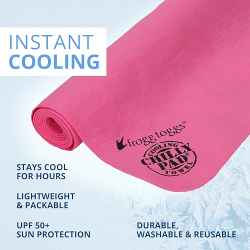 Image of FROGG TOGGS Chilly Pad Instant Cooling Towel, Perfect for Use Anytime You Sweat, 33x13